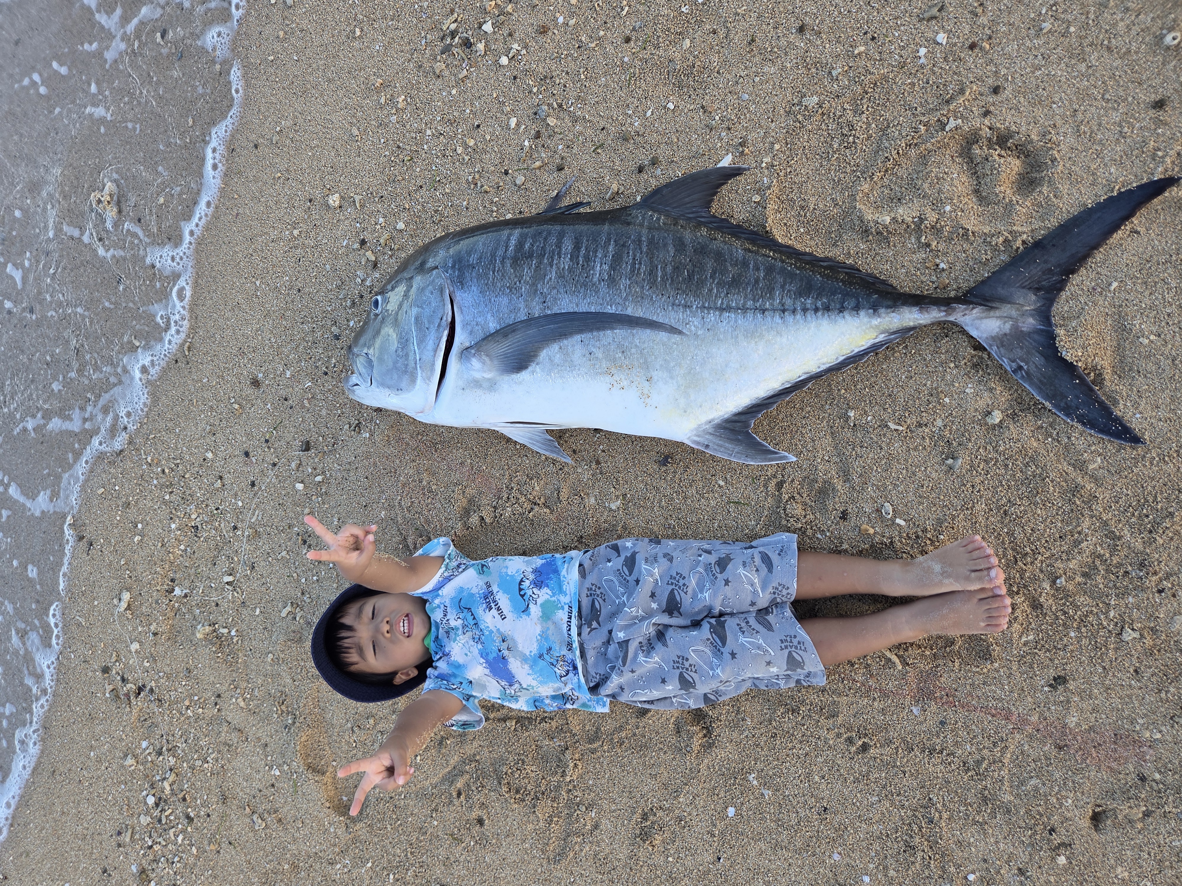 石垣島 GT（ロウニンアジ）釣り体験｜浜ちゃんの島遊び