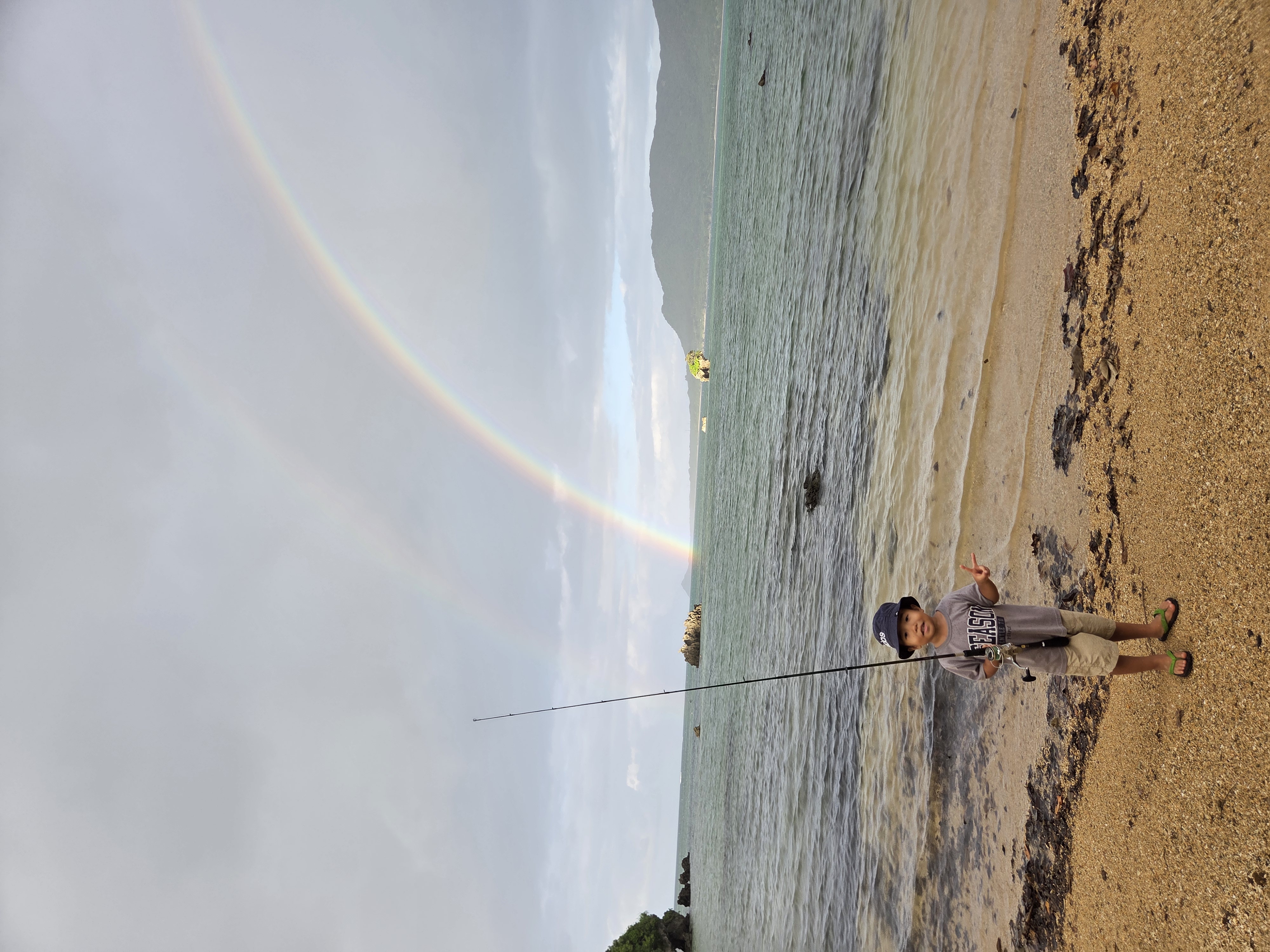 石垣島 ダブルレインボー 絶景釣り体験｜浜ちゃんの島遊び